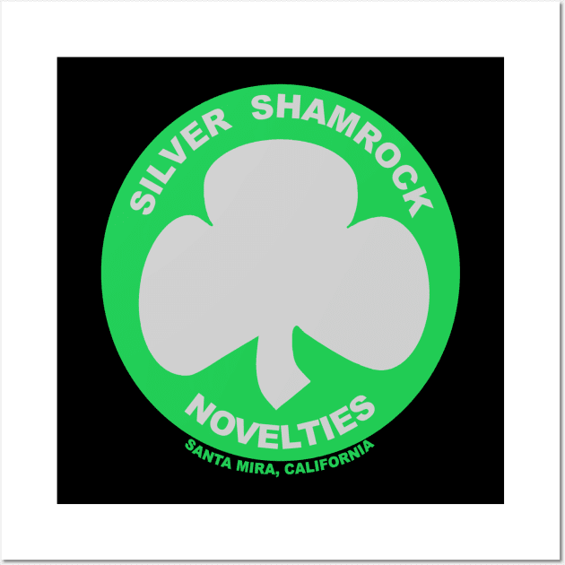 Silver Shamrock Novelties Wall Art by AngryMongoAff